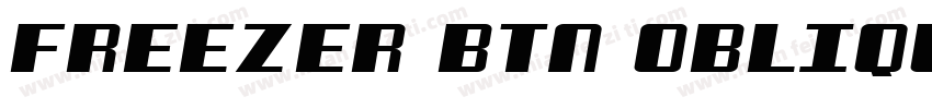 Freezer BTN Oblique字体转换